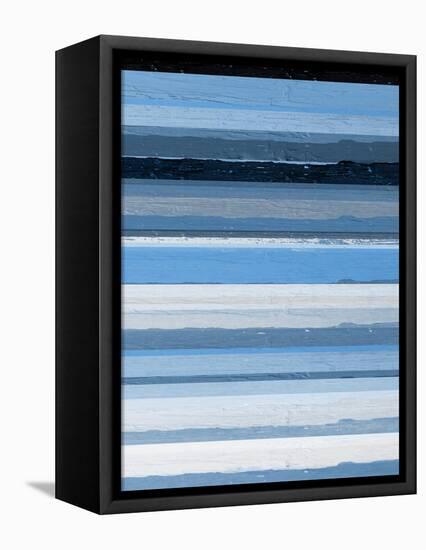 Blue Scapes II-Ricki Mountain-Framed Stretched Canvas