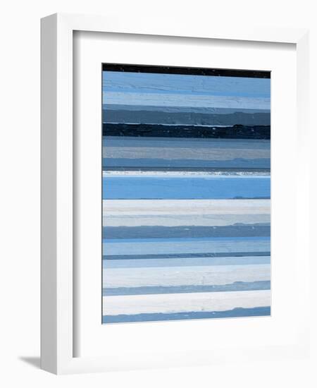 Blue Scapes II-Ricki Mountain-Framed Art Print