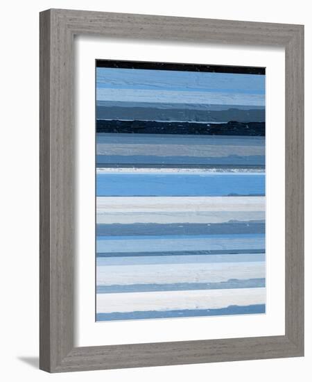 Blue Scapes II-Ricki Mountain-Framed Art Print