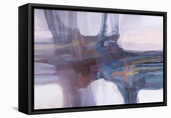 Blue Sculpture II-Michael Tienhaara-Framed Stretched Canvas