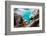 Blue Sea and Rocks-Lamarinx-Framed Photographic Print