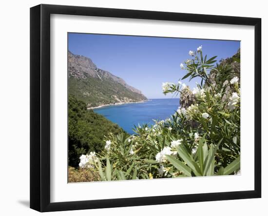 Blue Sea at Santa Maria Navarrese, Gulf of Orosei, Sardinia, Italy, Mediterranean, Europe-Olivieri Oliviero-Framed Photographic Print