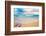 Blue Sea Beach in Nice Evening-Andrey_Kuzmin-Framed Photographic Print