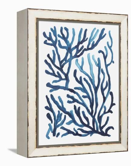 Blue Sea Coral II-Aimee Wilson-Framed Stretched Canvas