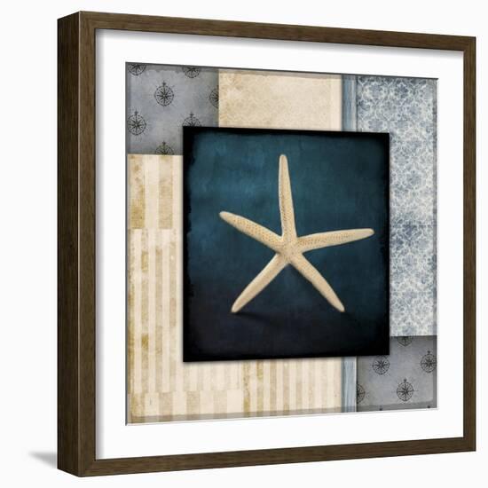 Blue Sea Starfish-LightBoxJournal-Framed Giclee Print