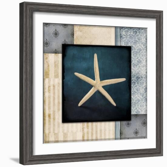 Blue Sea Starfish-LightBoxJournal-Framed Premium Giclee Print