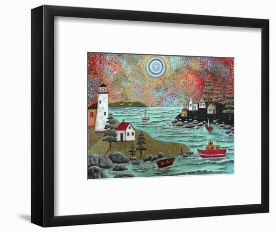 Blue Sea-Karla Gerard-Framed Giclee Print