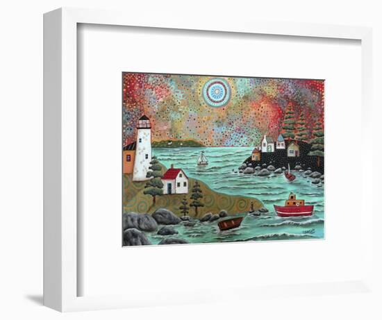 Blue Sea-Karla Gerard-Framed Giclee Print