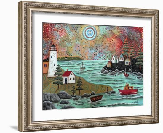 Blue Sea-Karla Gerard-Framed Giclee Print