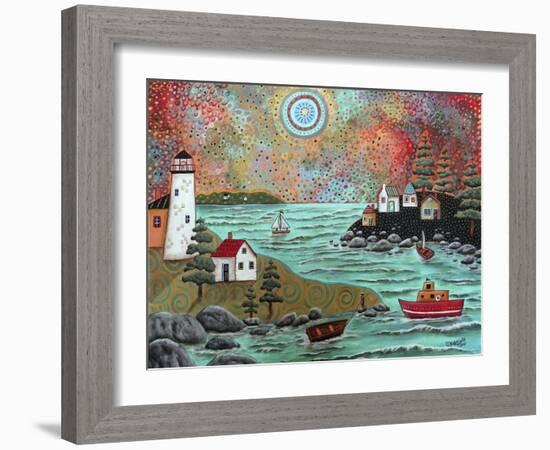 Blue Sea-Karla Gerard-Framed Giclee Print