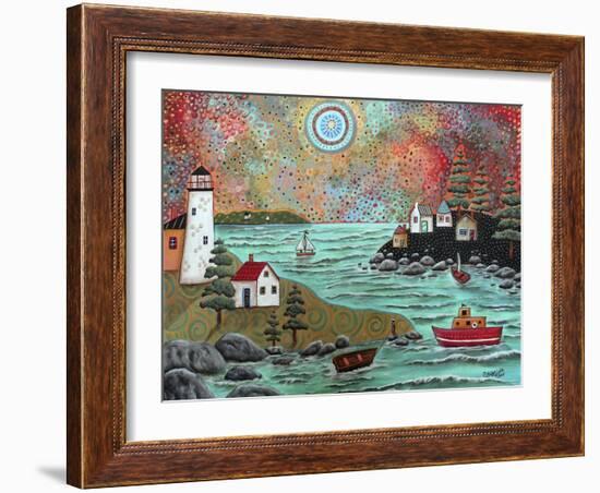 Blue Sea-Karla Gerard-Framed Giclee Print