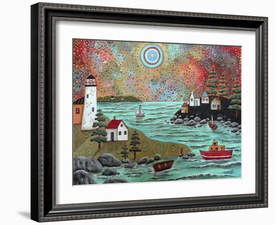 Blue Sea-Karla Gerard-Framed Giclee Print