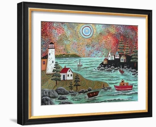 Blue Sea-Karla Gerard-Framed Giclee Print