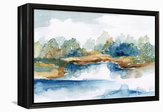 Blue Serenity-null-Framed Stretched Canvas