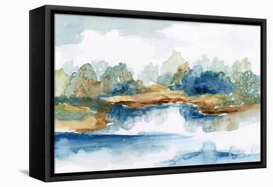 Blue Serenity-null-Framed Stretched Canvas