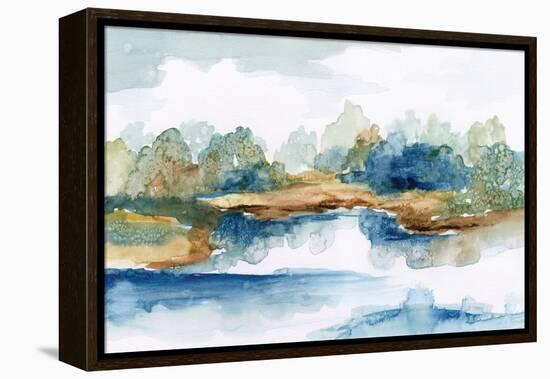 Blue Serenity-null-Framed Stretched Canvas