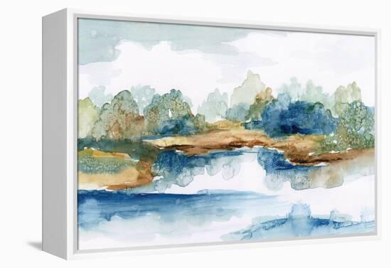 Blue Serenity-null-Framed Stretched Canvas