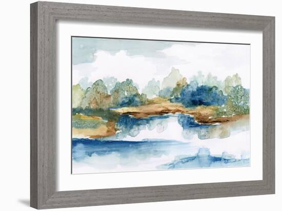 Blue Serenity-null-Framed Art Print