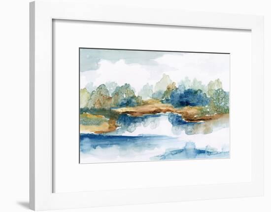 Blue Serenity-null-Framed Art Print