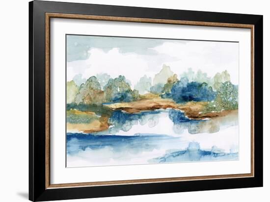 Blue Serenity-null-Framed Art Print