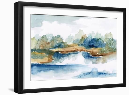 Blue Serenity-null-Framed Art Print