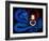 Blue Serpent - a Gothic Fairy and her Dragon-Jasmine Becket-Griffith-Framed Art Print