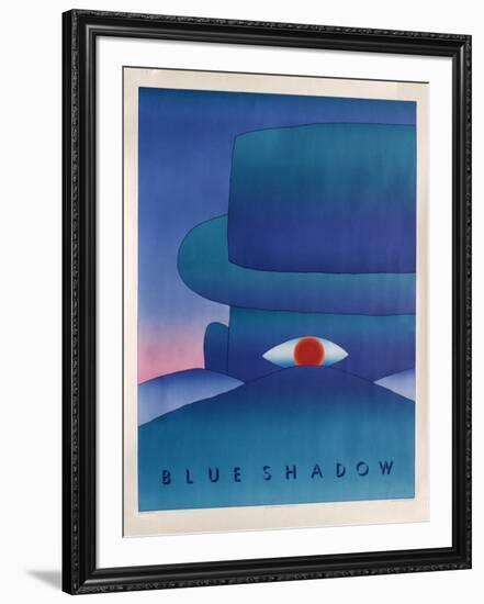 Blue Shadow-Jean Michel Folon-Framed Collectable Print