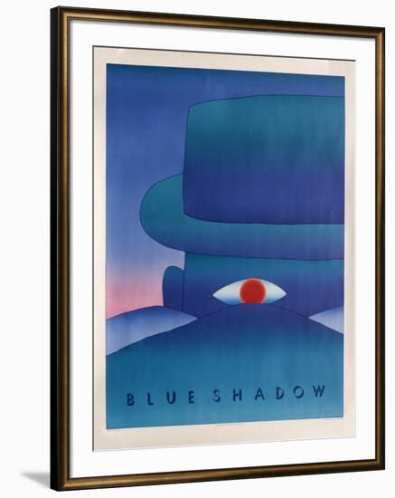 Blue Shadow-Jean Michel Folon-Framed Collectable Print