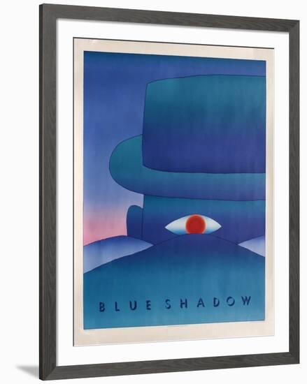 Blue Shadow-Jean Michel Folon-Framed Collectable Print