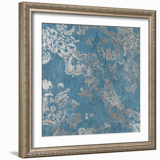 Blue Shapes-Aimee Wilson-Framed Art Print