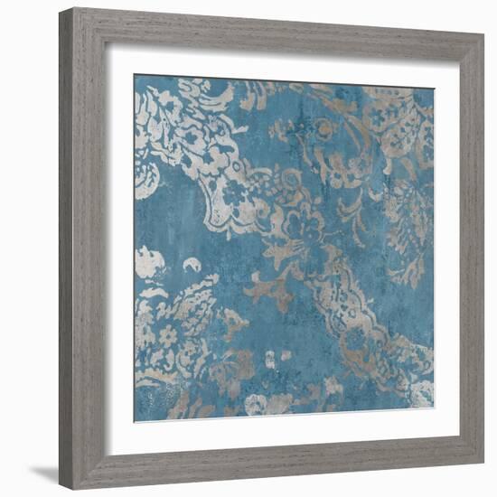 Blue Shapes-Aimee Wilson-Framed Art Print