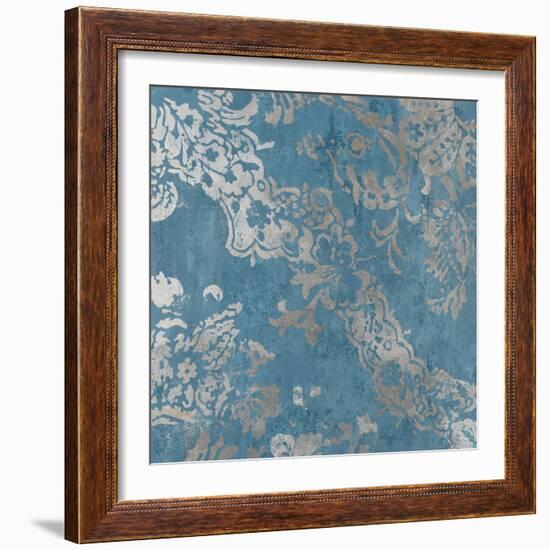 Blue Shapes-Aimee Wilson-Framed Art Print