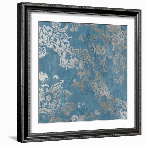 Blue Shapes-Aimee Wilson-Framed Art Print