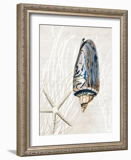 Blue Shell Series I-Aimee Wilson-Framed Art Print