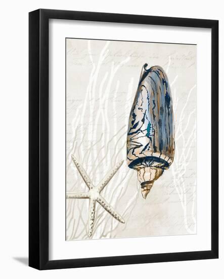 Blue Shell Series I-Aimee Wilson-Framed Art Print