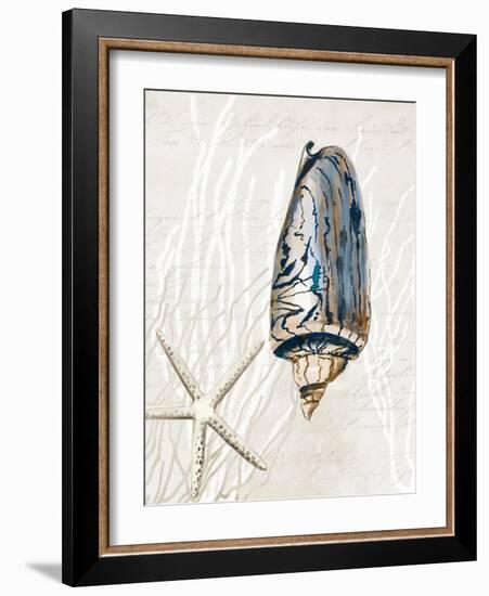 Blue Shell Series I-Aimee Wilson-Framed Art Print