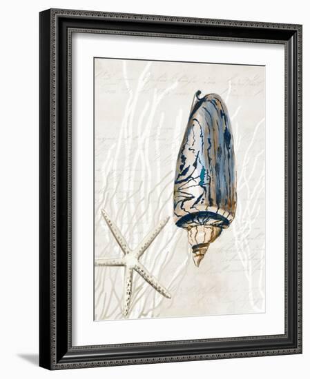 Blue Shell Series I-Aimee Wilson-Framed Art Print