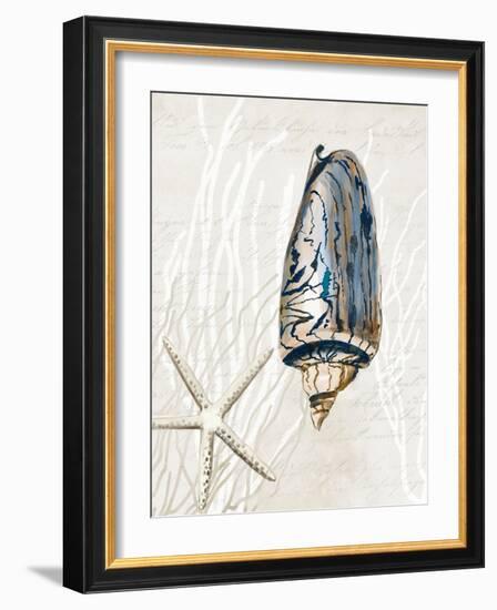 Blue Shell Series I-Aimee Wilson-Framed Art Print