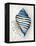 Blue Shell Series III-Aimee Wilson-Framed Stretched Canvas