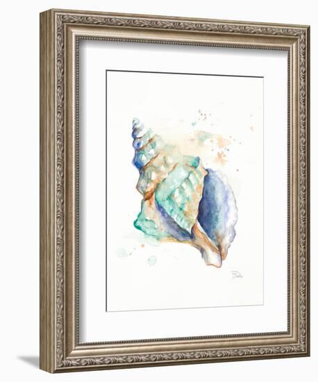 Blue Shell-Patricia Pinto-Framed Art Print