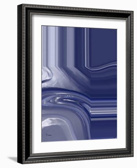 blue shine-Kenny Primmer-Framed Art Print