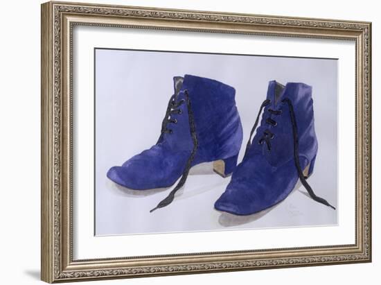 Blue Shoes, 1997-Alan Byrne-Framed Giclee Print