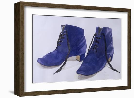 Blue Shoes, 1997-Alan Byrne-Framed Giclee Print