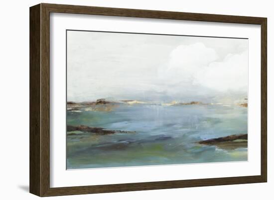 Blue Shore Serene-Allison Pearce-Framed Art Print