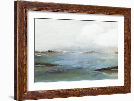 Blue Shore Serene-Allison Pearce-Framed Art Print