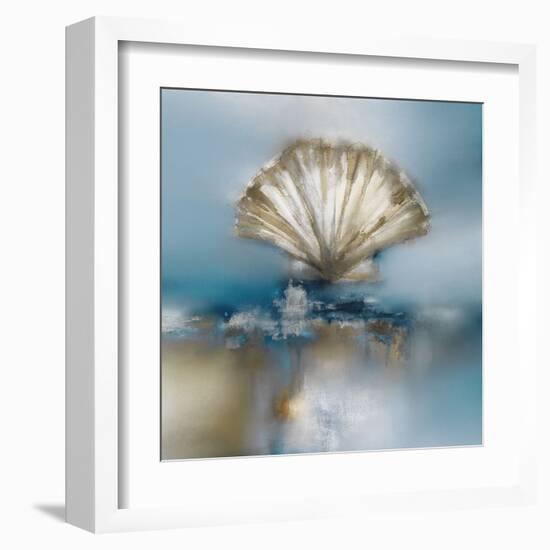 Blue Shores Clam-J^P^ Prior-Framed Art Print