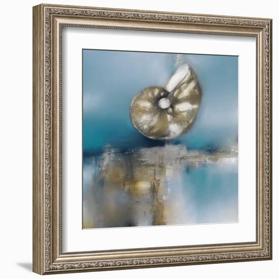 Blue Shores Nautilus-J^P^ Prior-Framed Art Print