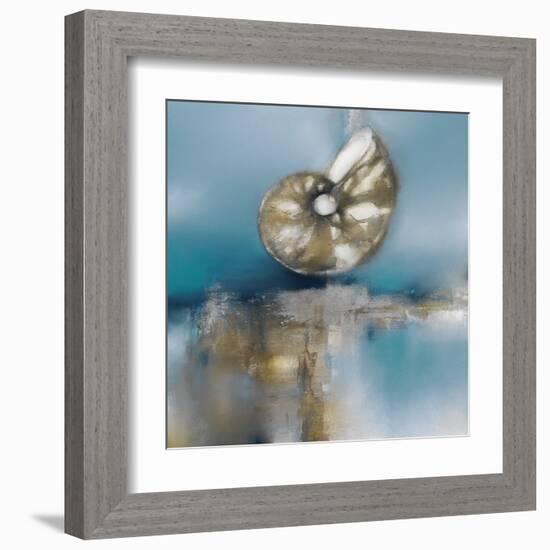 Blue Shores Nautilus-J^P^ Prior-Framed Art Print