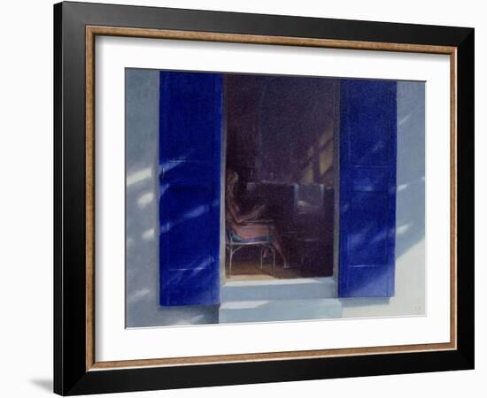 Blue Shutters, 1985-Lincoln Seligman-Framed Giclee Print