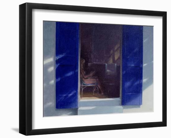 Blue Shutters, 1985-Lincoln Seligman-Framed Giclee Print